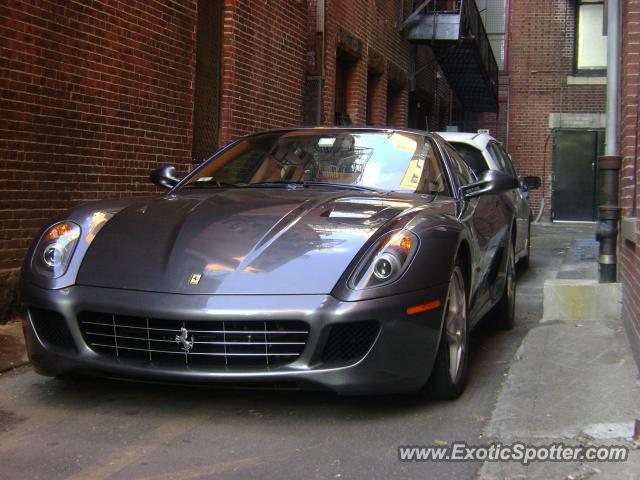 Ferrari 599GTB spotted in Boston, Massachusetts