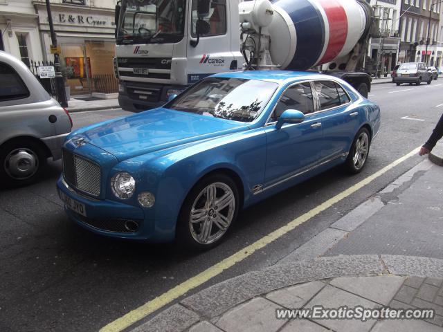 Bentley Mulsanne spotted in London, United Kingdom