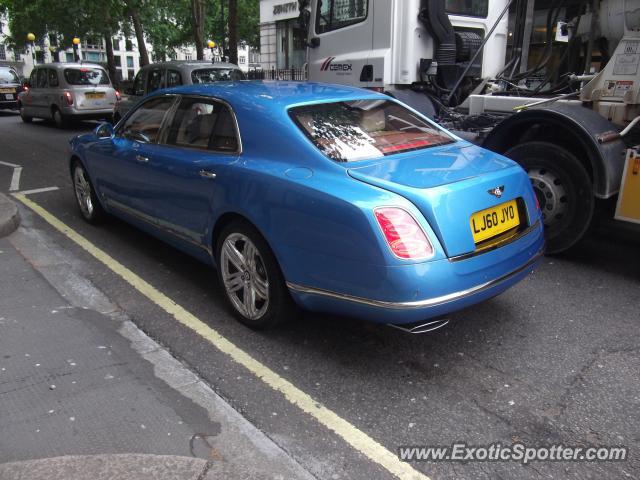Bentley Mulsanne spotted in London, United Kingdom