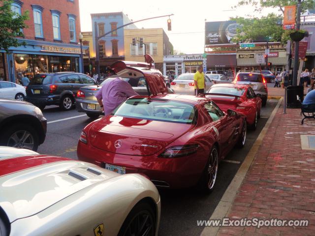 Mercedes SLS AMG spotted in Red Bank, New Jersey