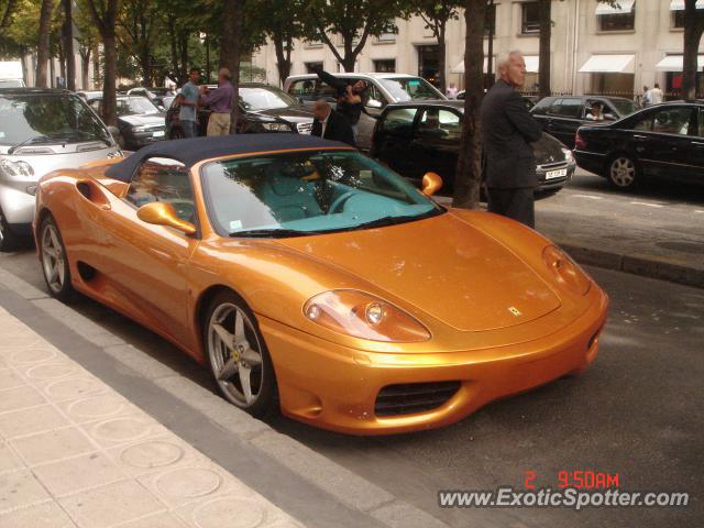 Ferrari 360 Modena spotted in Paris, France