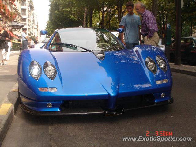 Pagani Zonda spotted in Paris, France