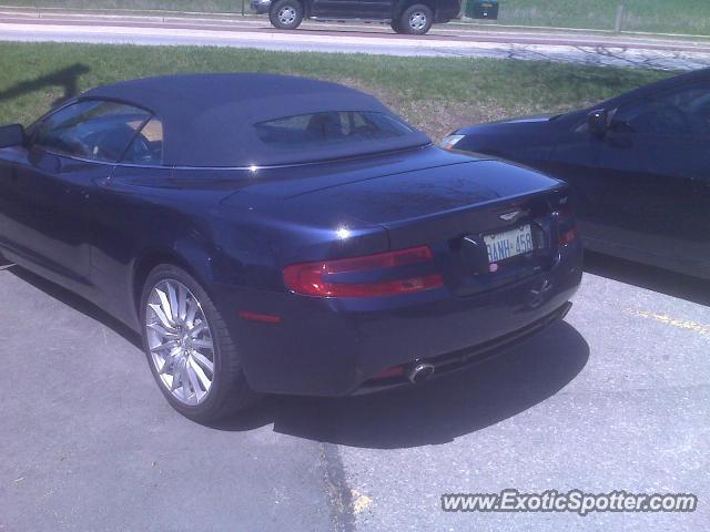 Aston Martin DB9 spotted in Georgetown, Canada