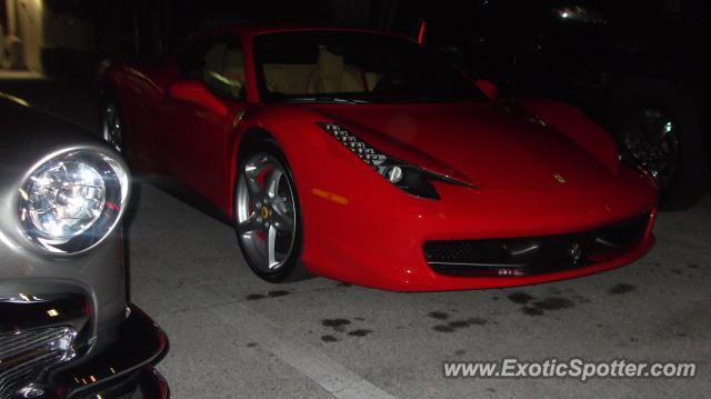 Ferrari 458 Italia spotted in Jacksonville, Florida