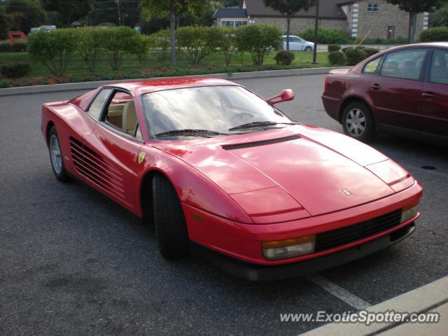 Ferrari Testarossa spotted in Chadds Ford, Pennsylvania