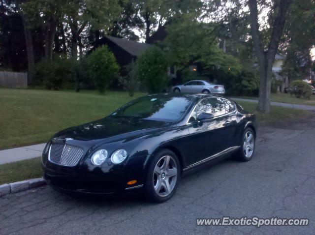 Bentley Continental spotted in Newton, Massachusetts