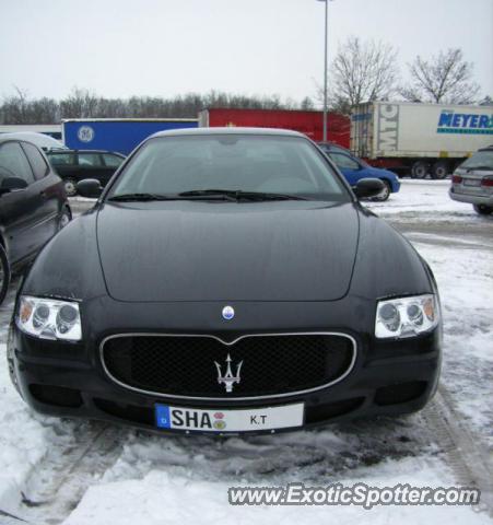 Maserati Quattroporte spotted in Near by Munich, Germany
