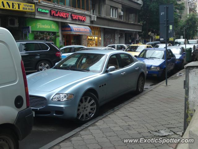 Maserati Quattroporte spotted in Bucuresti, Romania