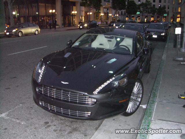 Aston Martin Virage spotted in Beverly Hills, California