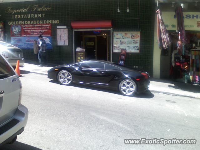 Lamborghini Gallardo spotted in San Fransisco, California