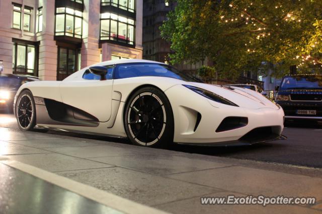 Koenigsegg Agera R spotted in London, United Kingdom