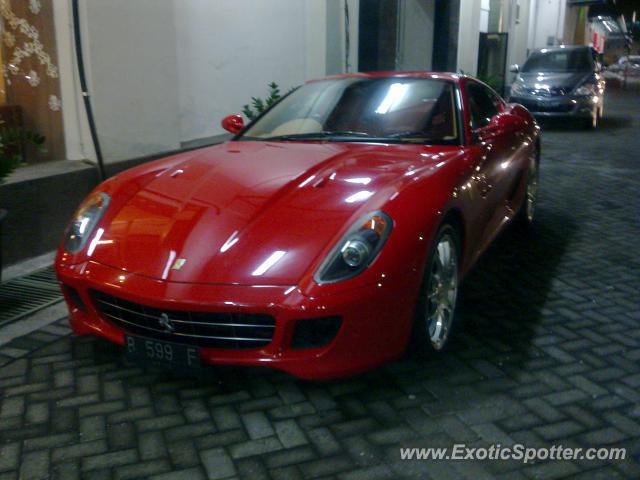 Ferrari 599GTB spotted in Surabaya, Indonesia
