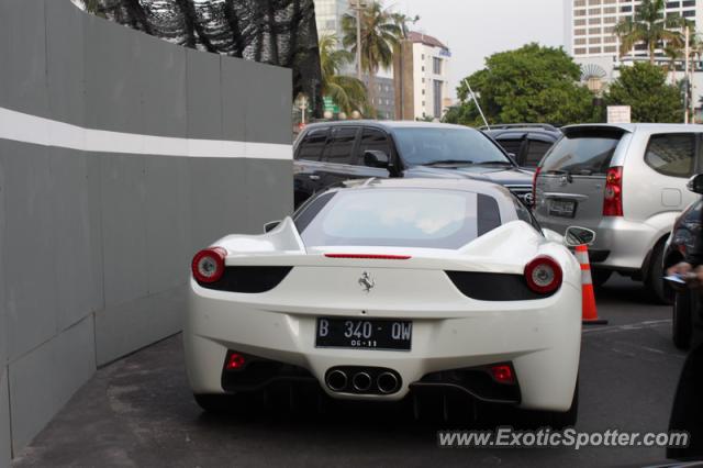 Ferrari 458 Italia spotted in Jakarta, Indonesia
