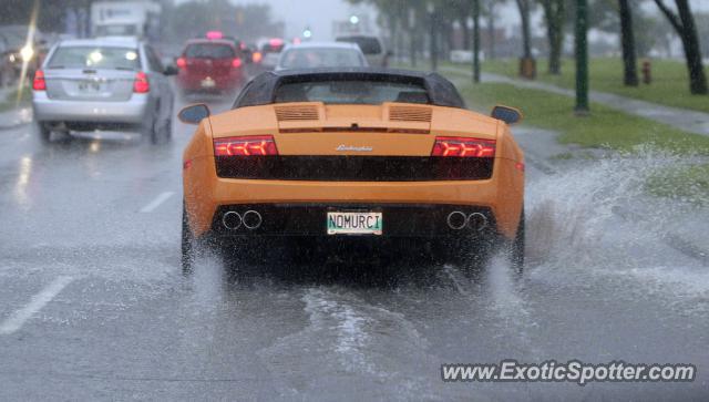 Lamborghini Gallardo spotted in Winnipeg, Manitoba, Canada