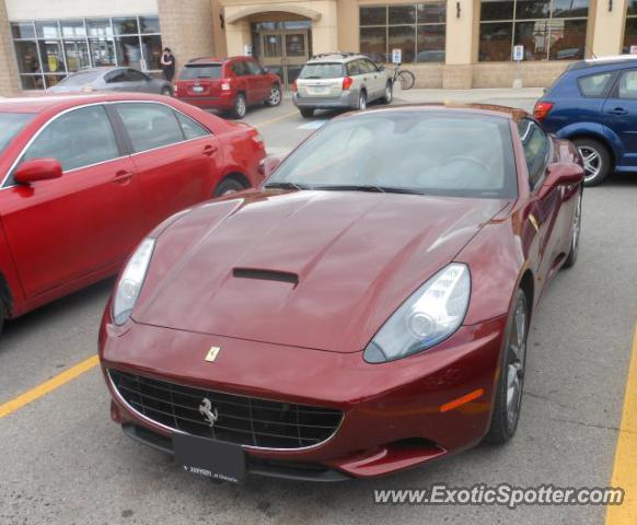 Ferrari California spotted in Oakville, Canada
