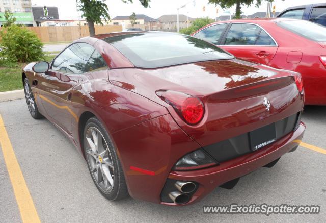 Ferrari California spotted in Oakville, Canada