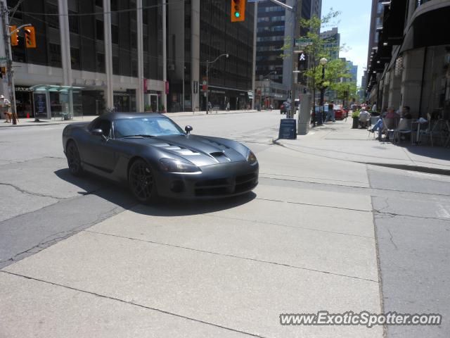 Dodge Viper spotted in Yorkville, Canada