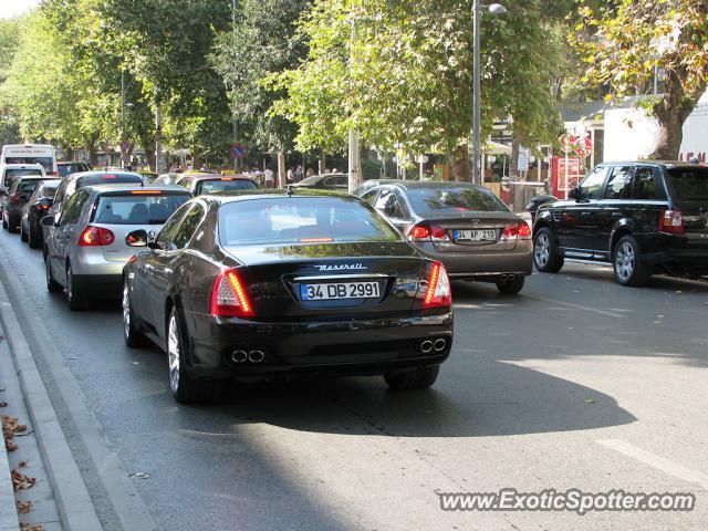 Maserati Quattroporte spotted in Istanbul, Turkey