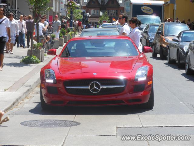 Mercedes SLS AMG spotted in Yorkville, Canada