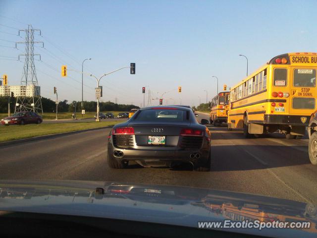 Audi R8 spotted in Winnipeg, Canada