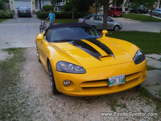 Dodge Viper spotted in Winnipeg, Manitoba, Canada
