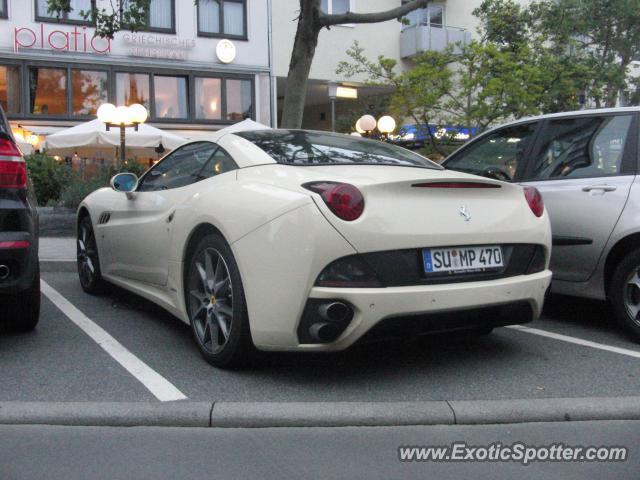 Ferrari California spotted in Wiesbaden, Germany