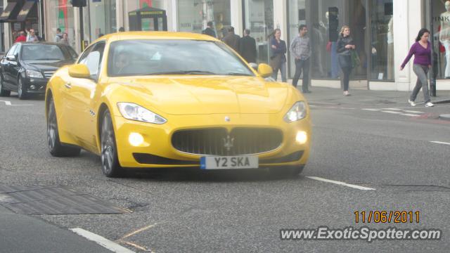 Maserati GranTurismo spotted in London, United Kingdom