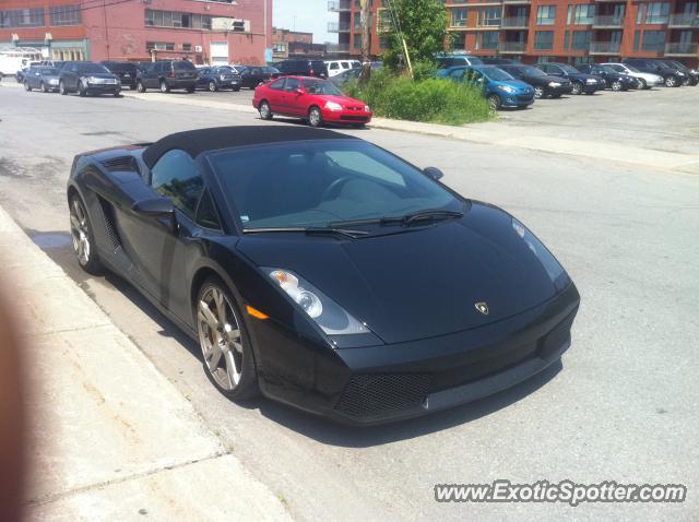Lamborghini Gallardo spotted in Montreal,quebec, Canada