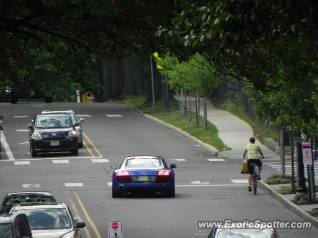 Audi R8 spotted in Princeton, New Jersey