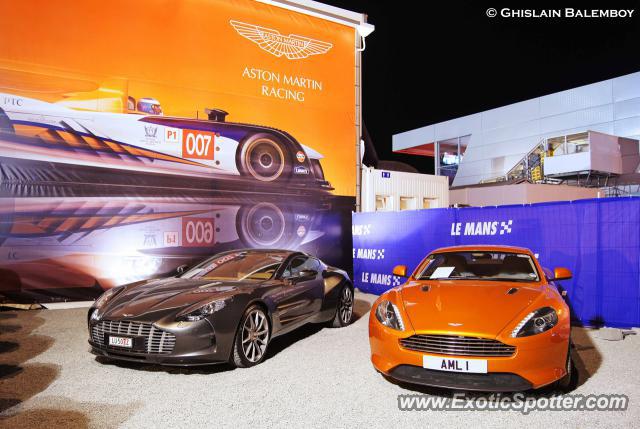 Aston Martin One-77 spotted in Le Mans, France