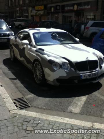 Bentley Continental spotted in Frankfurt/Main, Germany