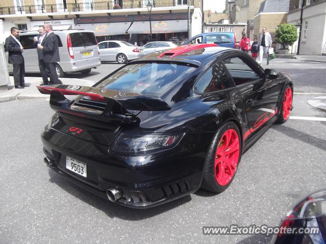 Porsche 911 GT2 spotted in London, United Kingdom