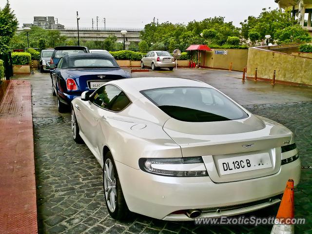 Aston Martin DB9 spotted in New Delhi, India