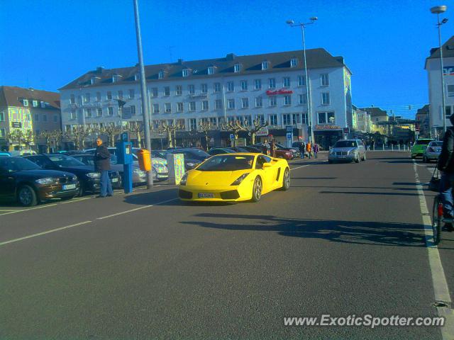 Lamborghini Gallardo spotted in Saarlouis, Germany