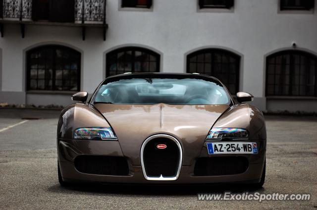 Bugatti Veyron spotted in St. Moritz, Switzerland