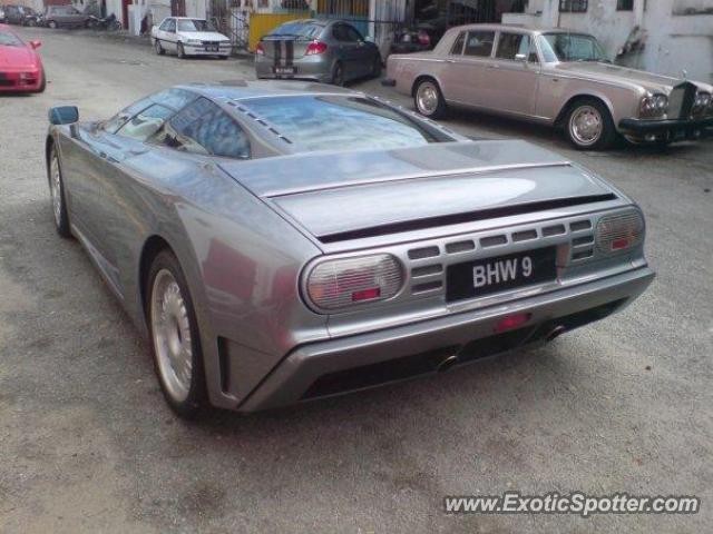 Bugatti EB110 spotted in Pinang, Malaysia