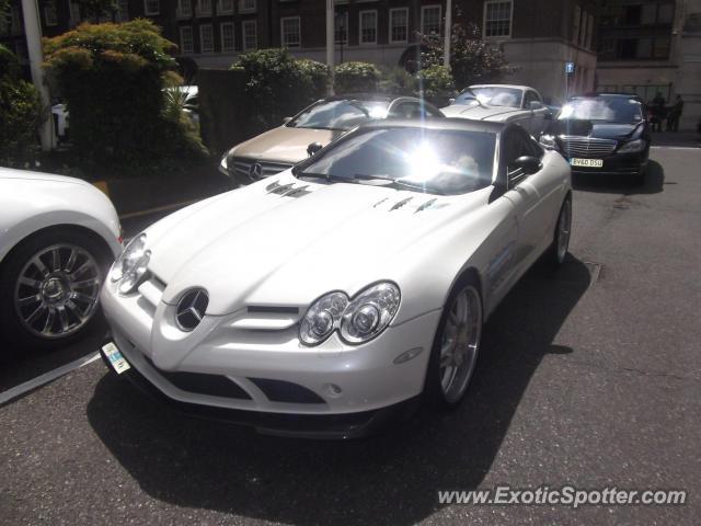 Mercedes SLR spotted in London, United Kingdom