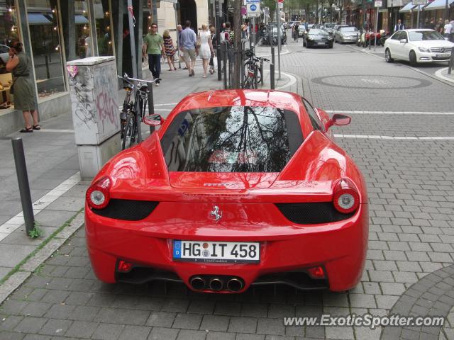 Ferrari 458 Italia spotted in Frankfurt, Germany