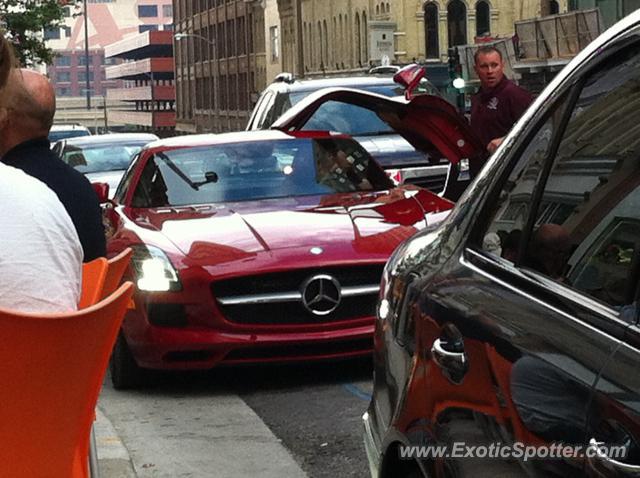 Mercedes SLS AMG spotted in Milwaukee, Wisconsin