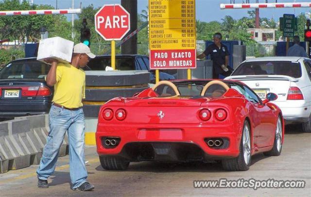 Ferrari 360 Modena spotted in Santo Domingo, Dominican republic