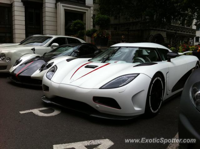 Koenigsegg Agera R spotted in London, United Kingdom