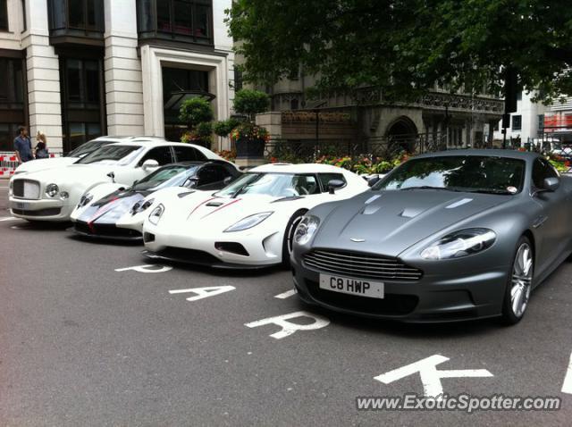 Koenigsegg Agera R spotted in London, United Kingdom