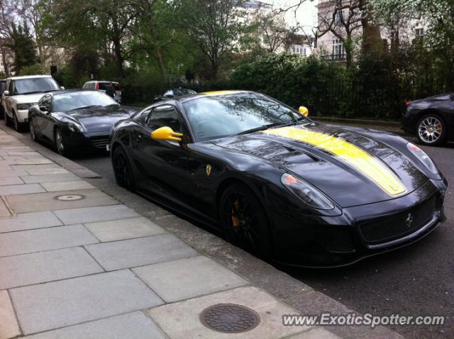 Ferrari 599GTB spotted in London, Pimlico, United Kingdom