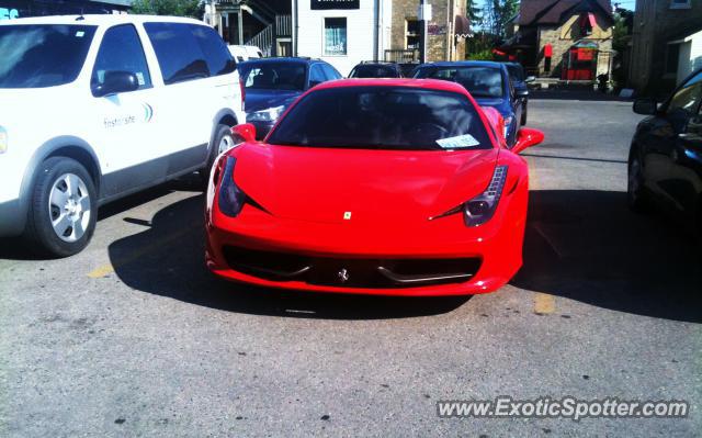 Ferrari 458 Italia spotted in London, Ontario, Canada
