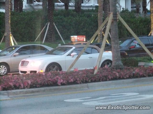 Bentley Continental spotted in Miami, Florida