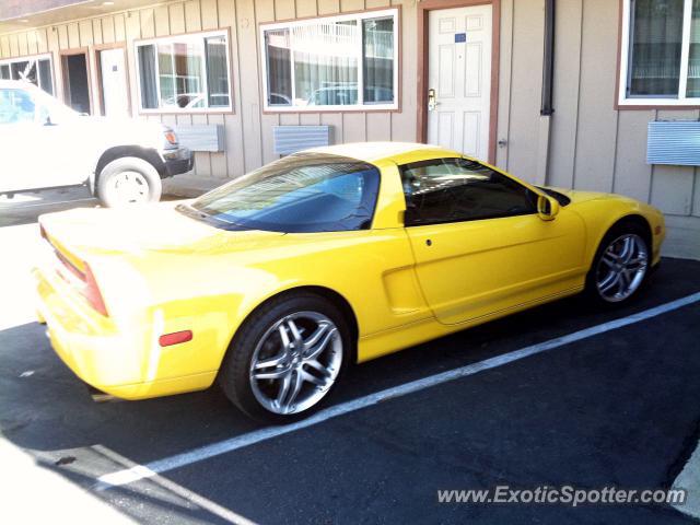 Acura NSX spotted in Tahoe, California