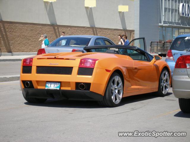Lamborghini Gallardo spotted in Winnipeg, Manitoba, Canada
