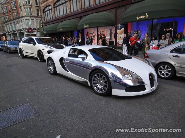 Bugatti Veyron spotted in London, United Kingdom