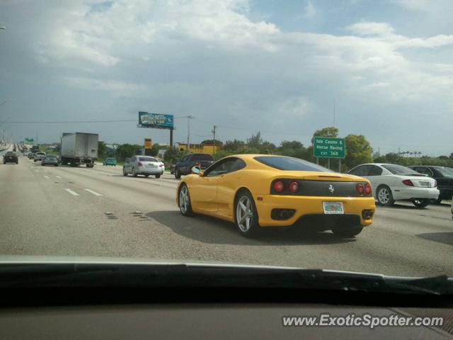 Ferrari 360 Modena spotted in Pompano Beach, Florida