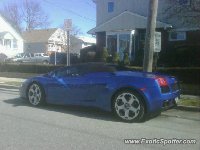 Lamborghini Gallardo spotted in Woodmere, New York